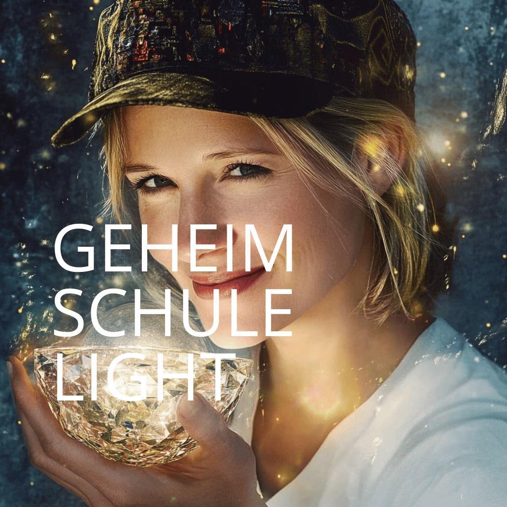 Annette mit leuchtender Kristallschale, Geheimschule light