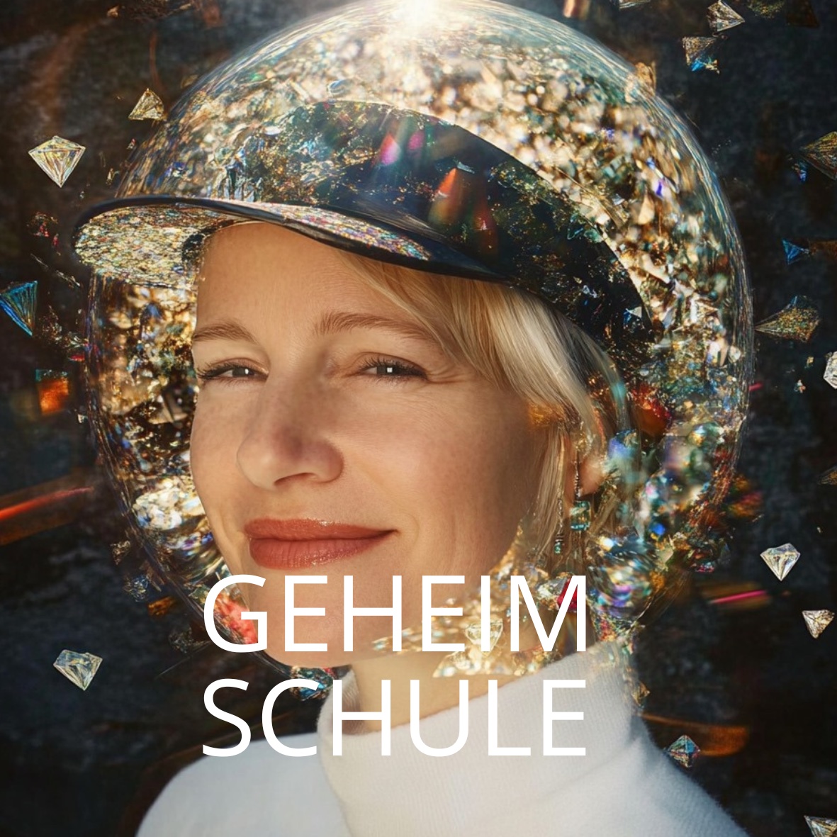 Annette mit funkelndem Diamant-Helm, die Geheimschule